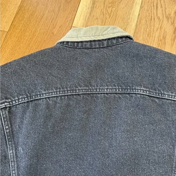 Vintage Lee Storm Rider Blanket Lined Denim Jacket Menās Medium - Picture 12 of 13